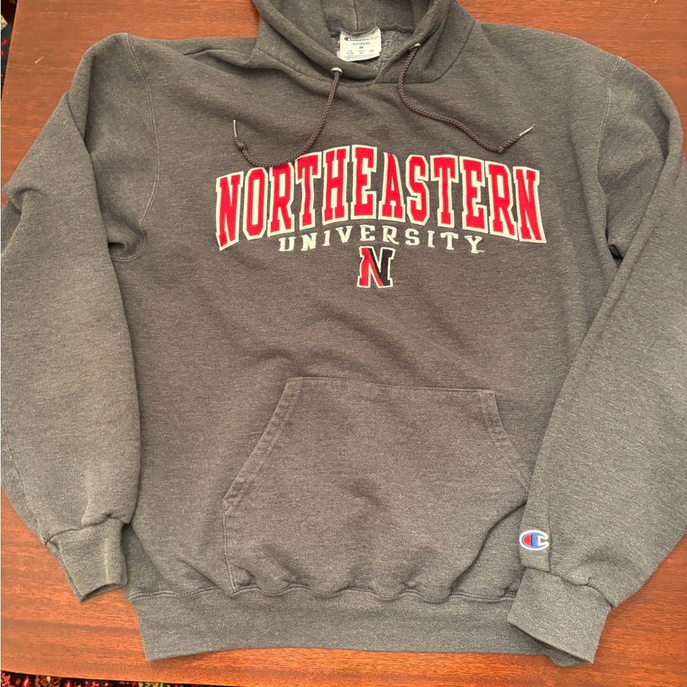 Champion Gray Collegiate Pullover Sweatshirt